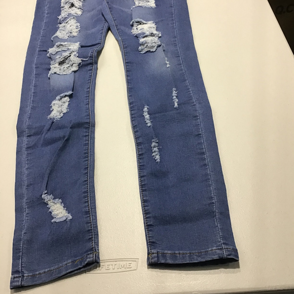 ModaXpress Women Distressed Jeans - Picture 2 of 2